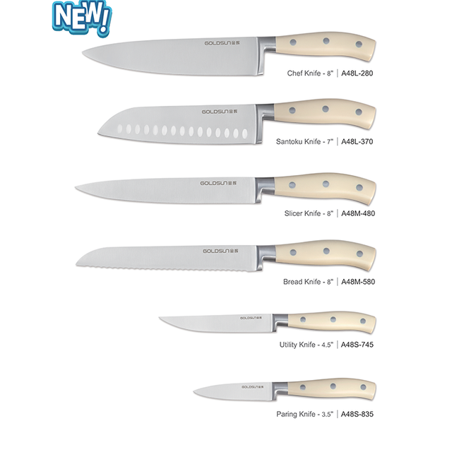 What are types of kitchen knives?