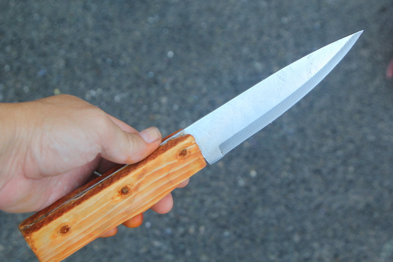 Stainless Steel Wooden Handle Knife