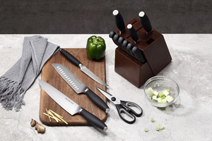 Kitchen Knife Block Set with Scissors