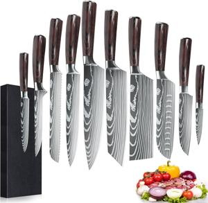 stainless steel black kitchen knife_2