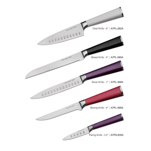 Abs Colorful Handle Kitchen Knife Set