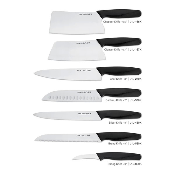 Wholesale Kitchen Plastic Handle Knives