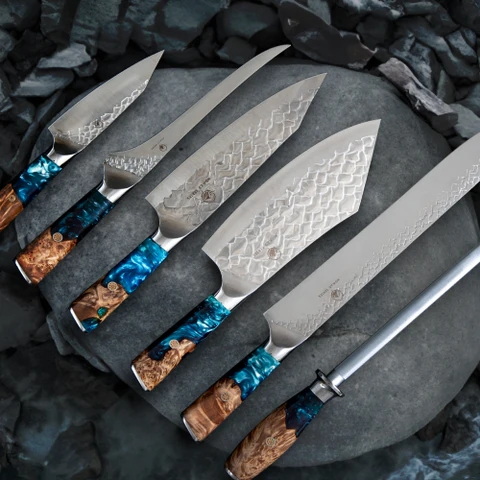 A set Hand Forged Knife_2